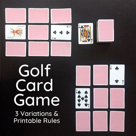 Golf Card Game Rules (Printable): How to play 9, 6 & 4 Golf.